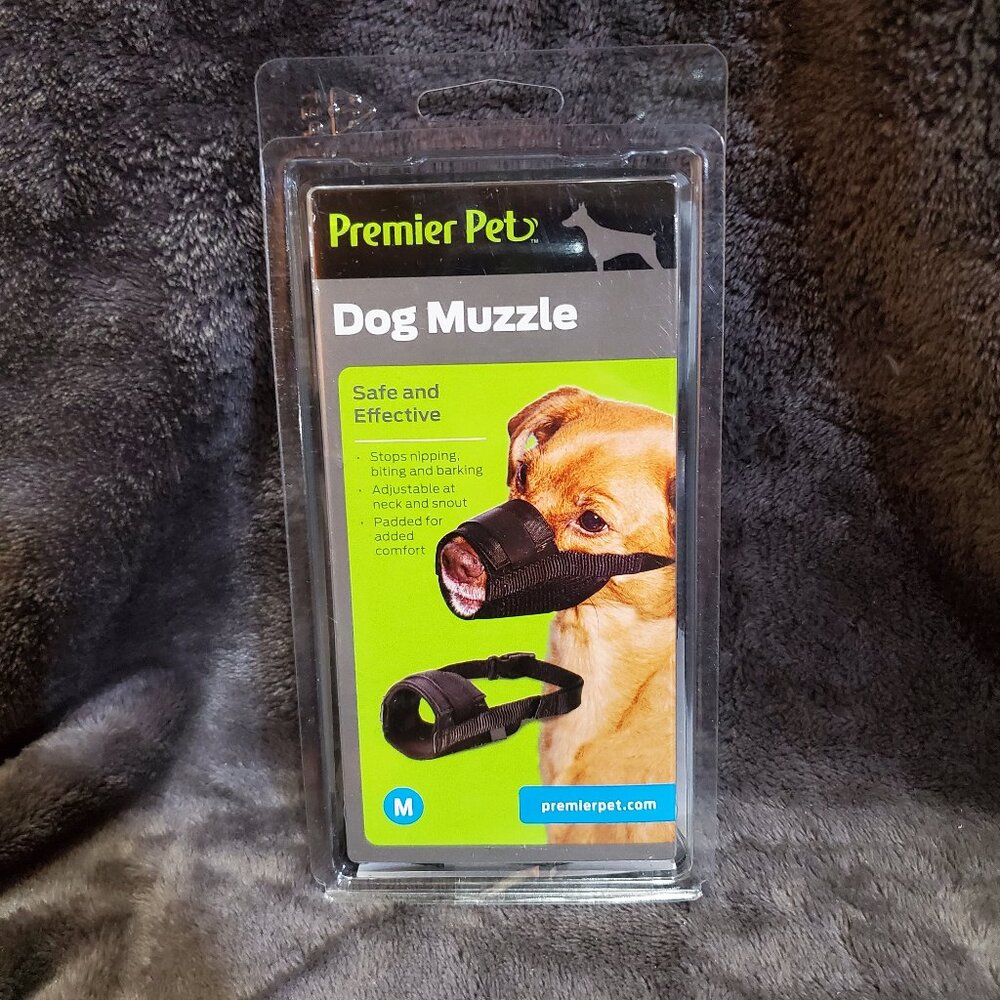 Premier Pet Dog Muzzle Size Medium For Sizes 8-9"